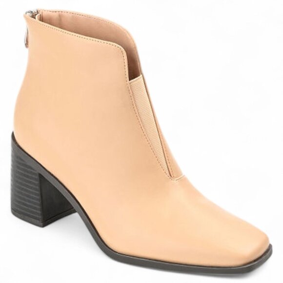 Journee Collection Women's Renley Booties - Beige - Picture 1 of 2